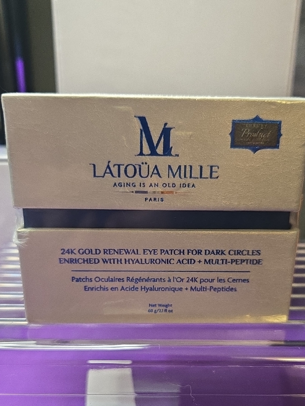 L'Atoua Mille 24K Gold Renewal Eye Patches - Gold
